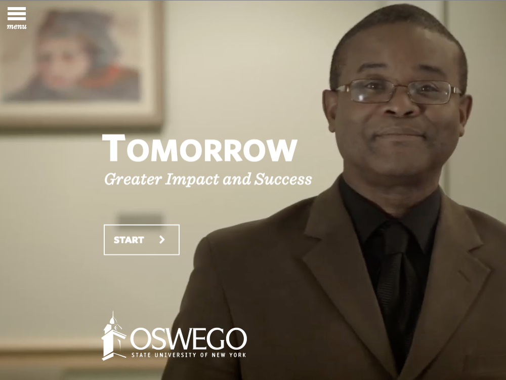 Tomorrow: SUNY Oswego's Strategic Plan