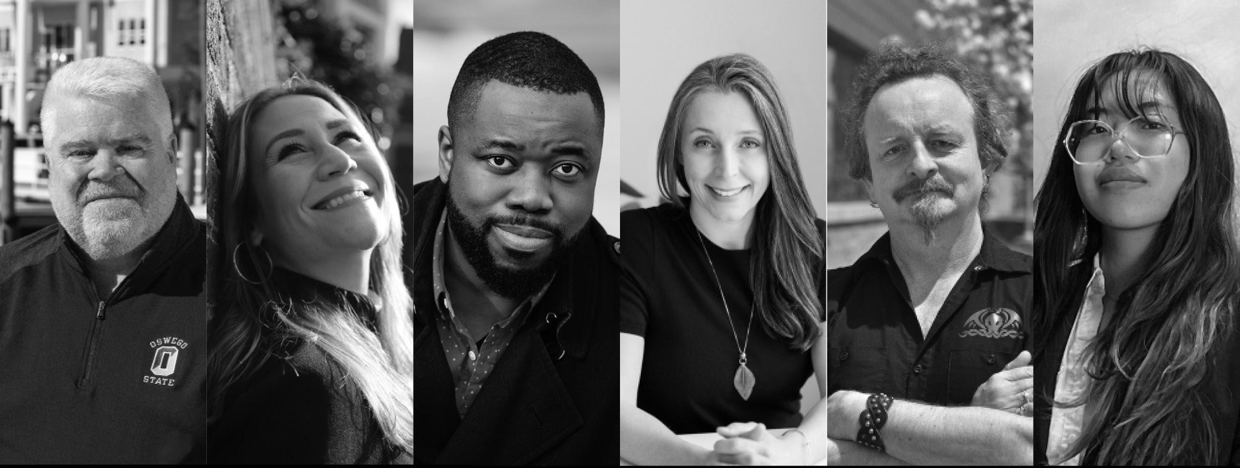 A collage of six TEDx speakers -- see names in article