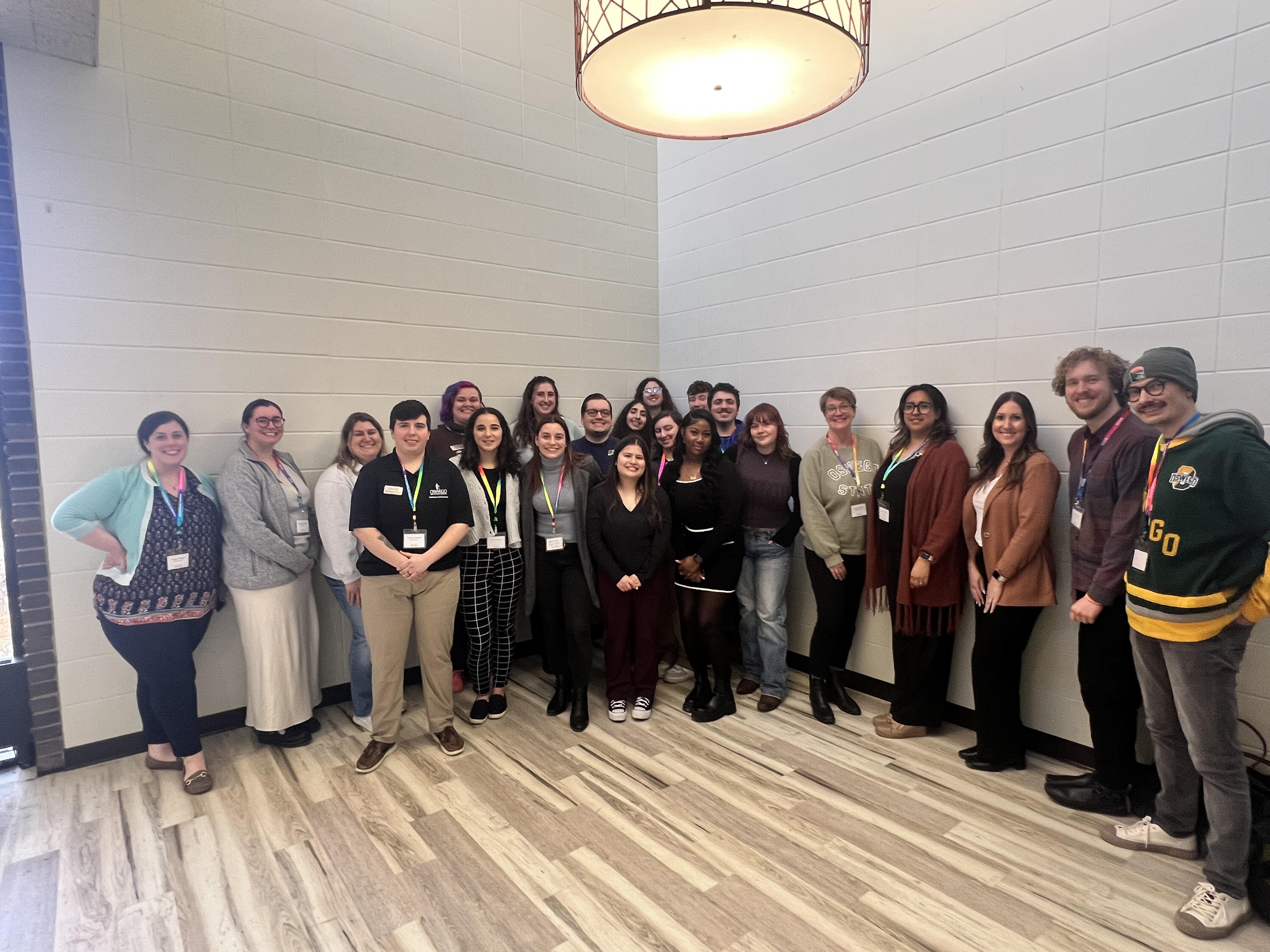 A large contingent of SUNY Oswego campus members recently attended the TransAction conference, an annual event about the needs and experiences of transgender and gender queer individuals in the college environment, at SUNY Cortland on March 7.