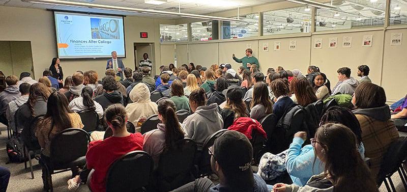 A surge of student interest turned last month's “Adulting Your Wallet” into one of the semester’s most in-demand career readiness events, and highlighted the impact that alumni can make on students’ development.