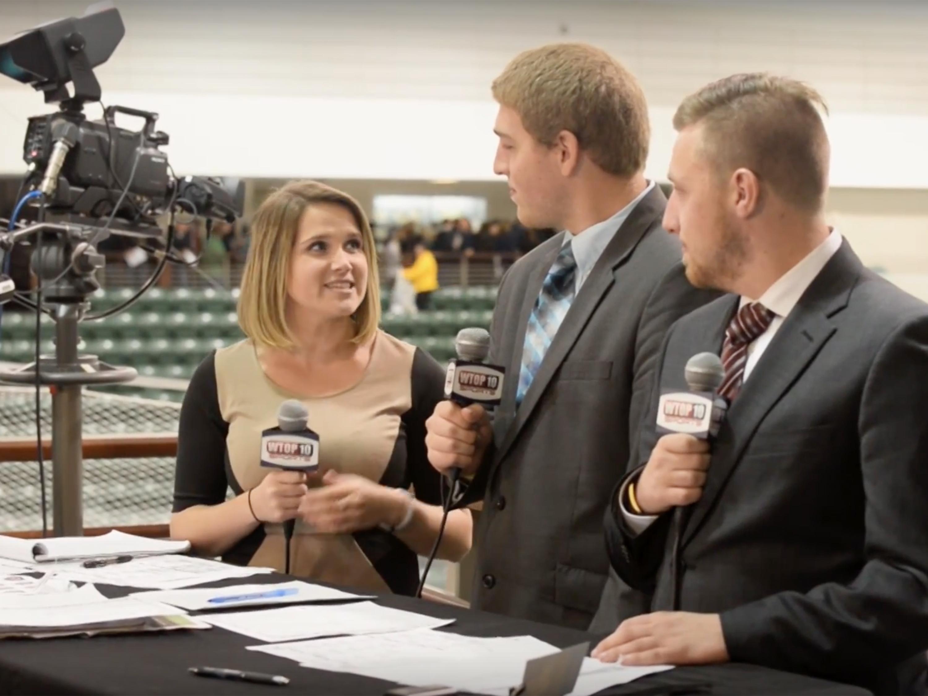 Hockey broadcast by WTOP, part of award-winning promo