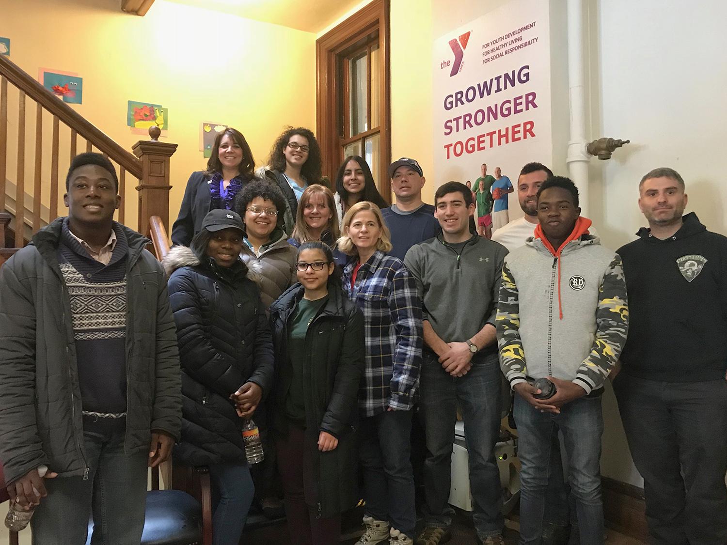 Students team with Exelon to help Oswego YMCA