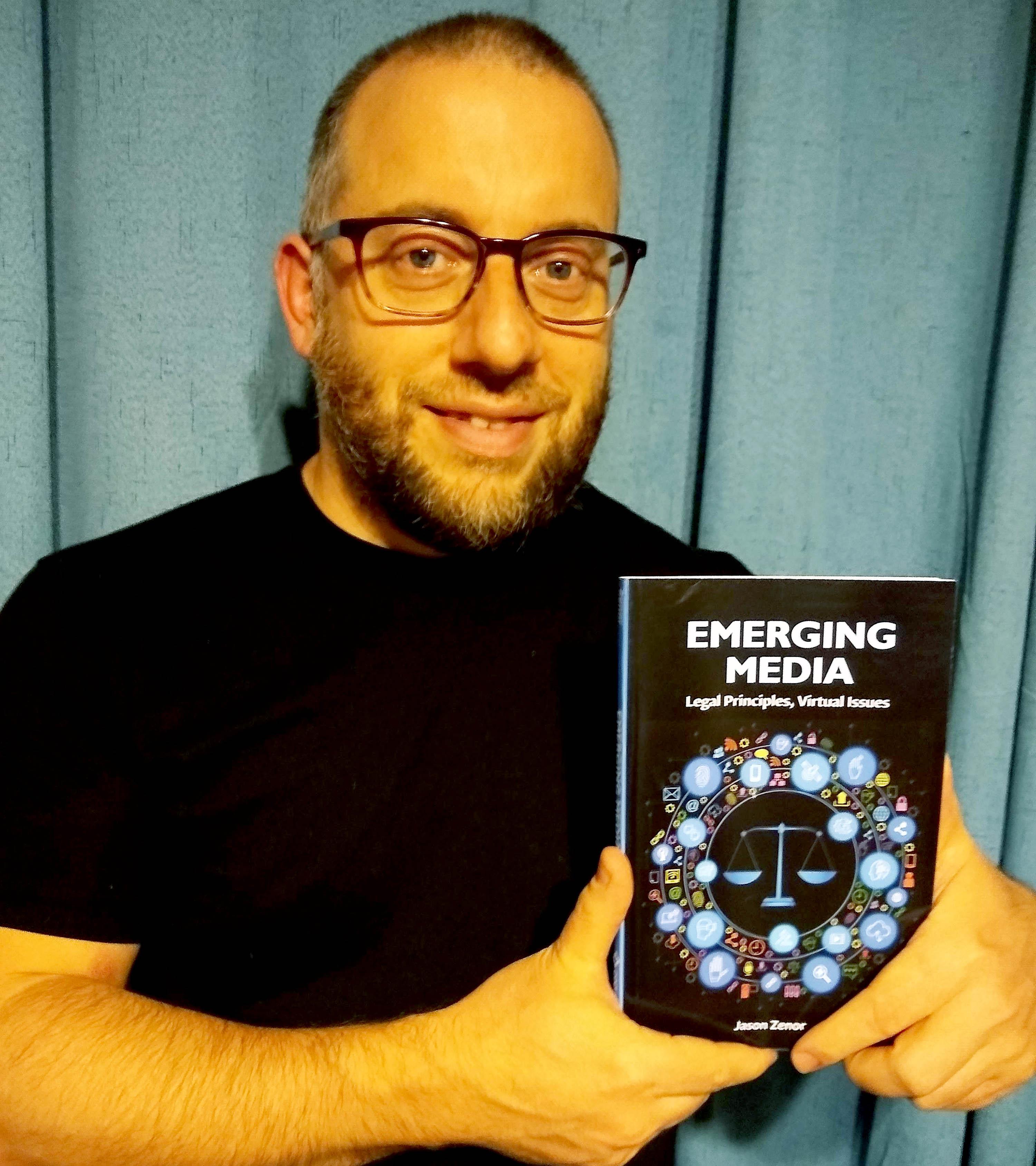 Jason Zenor with book about emerging issues in media law