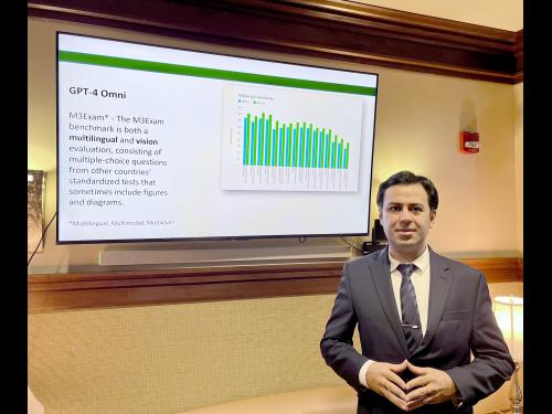 Establishing forward-thinking coursework and research led to SUNY Oswego’s Mohammad Tajvarpour being named one of 20 members in the inaugural class of SUNY’s AI for the Public Good Fellows.