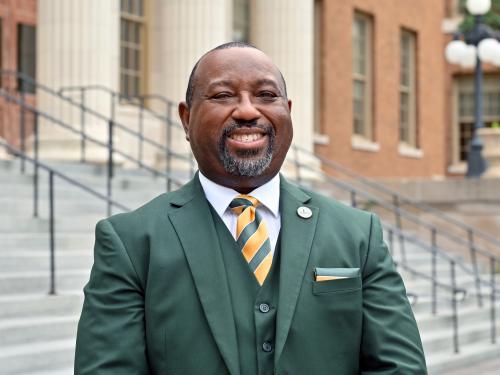 Rodrick Andrews, Director of Admissions and Financial Aid.