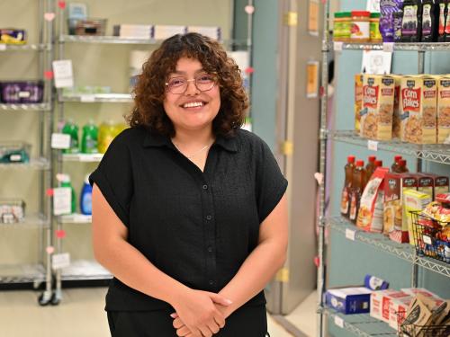  April Lopez –- the university’s assistant dean of students and basic needs case manager -- has made a large impact that earned the SUNY Council of Senior Student Affairs Officers (CSSAO) Dr. Bob Bonfiglio New Professional Award