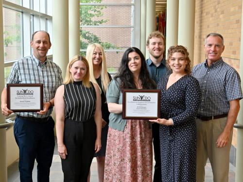 SUNY Oswego Career Services earned two top honors at the recent SUNY Career Development Organization (SUNYCDO) conference. 