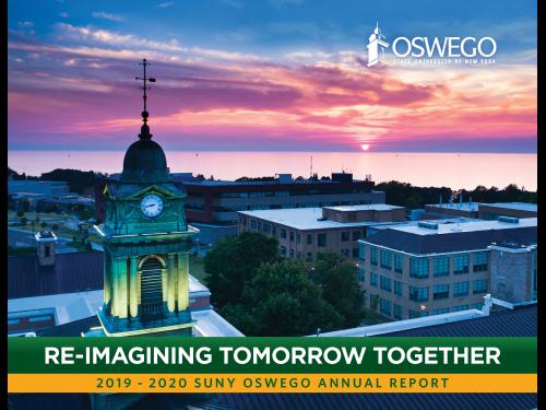 SUNY Oswego Annual Report cover