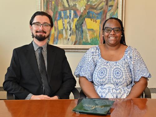 Murat Yaşar and Nichole Brown are both members of AASCU's newest Emerging Leadership Program