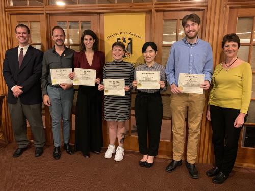 Students, employees honored by German honor society