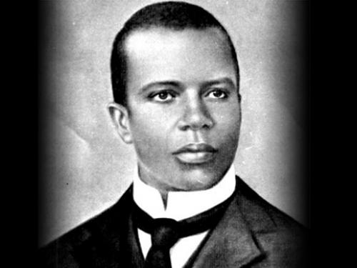 Scott Joplin at the piano