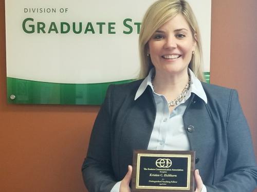 Kristen Eichhorn earns a distinguished teaching award from a top organization