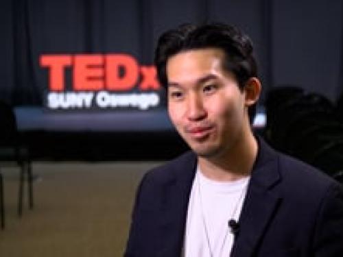 Dream comes true: Eason Lee leading TEDxSUNY Oswego
