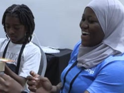 SUNY Oswego students help with Micron Chip Camp
