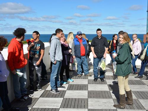 Tour atop Shineman Center