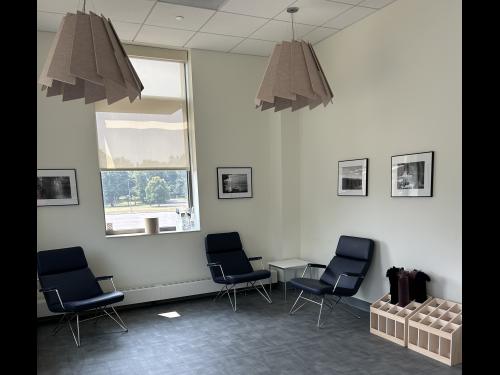 SUNY Oswego recently opened a new Prayer and Meditation Room in 301 Wilber Hall, designed as a quiet and inclusive space for reflection, prayer and stress relief for students, faculty and staff. 