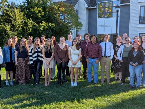 The Department of Psychological Sciences honored 40 students at the Psi Chi induction ceremony on Sept. 26, 2025