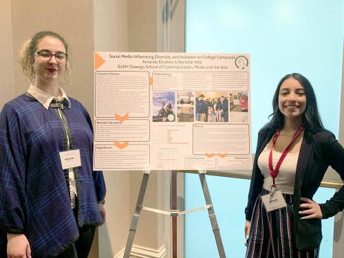 Rachelle Hills and Amanda Amanda Ebrahim present social media and diversity research