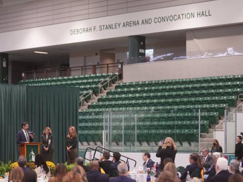 Deborah F. Stanley arena dedication