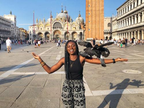 Rita Ntim-Gyakari in Venice