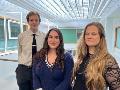 Student leaders for the team organizing the 2025 Lewis B. O'Donnell Media Summit on Oct. 23