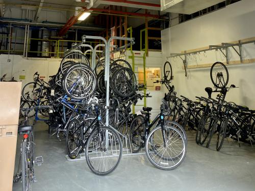 A variety of bicycles are available in the Bike Share program