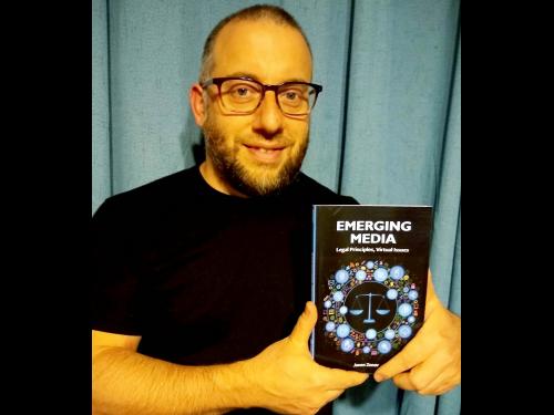 Jason Zenor with book about emerging issues in media law