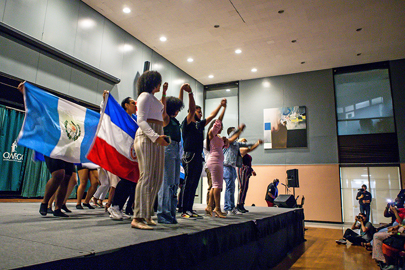 Latino Student Union performs at the annual ALANA Fashion Show