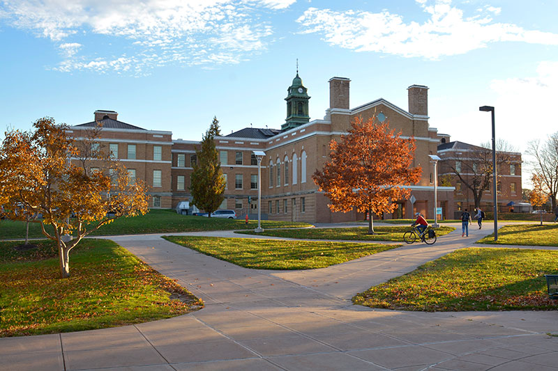 Sheldon Hall in autumnal scene