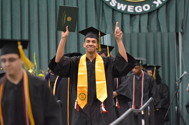 Students at Commencement