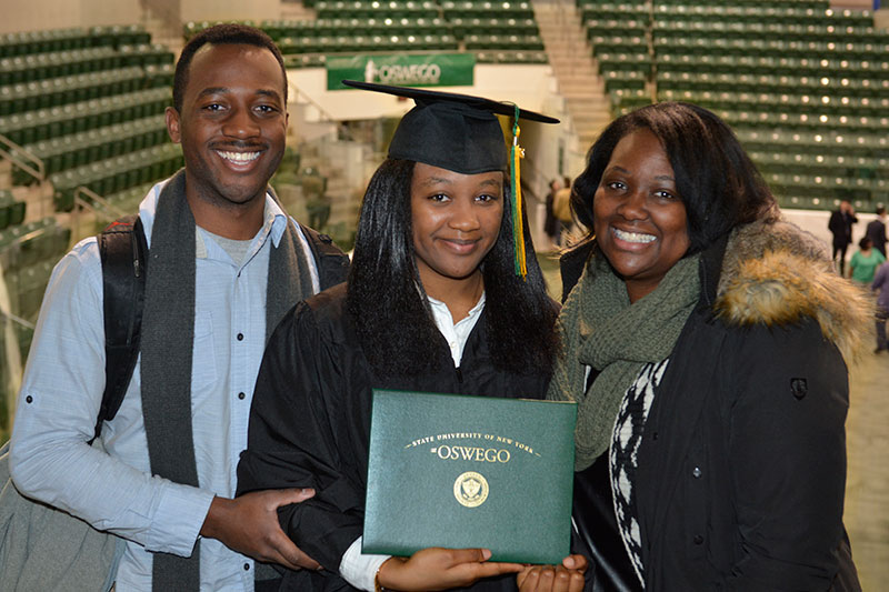 Students at Commencement