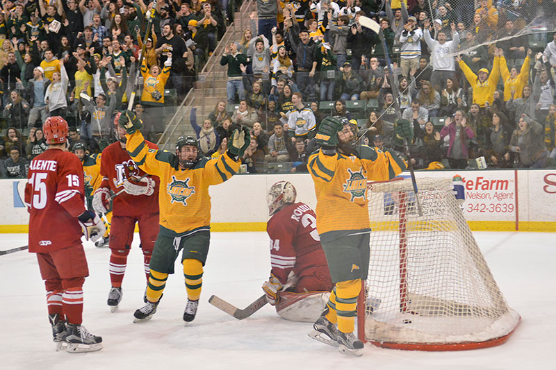 Lakers celebrate goal