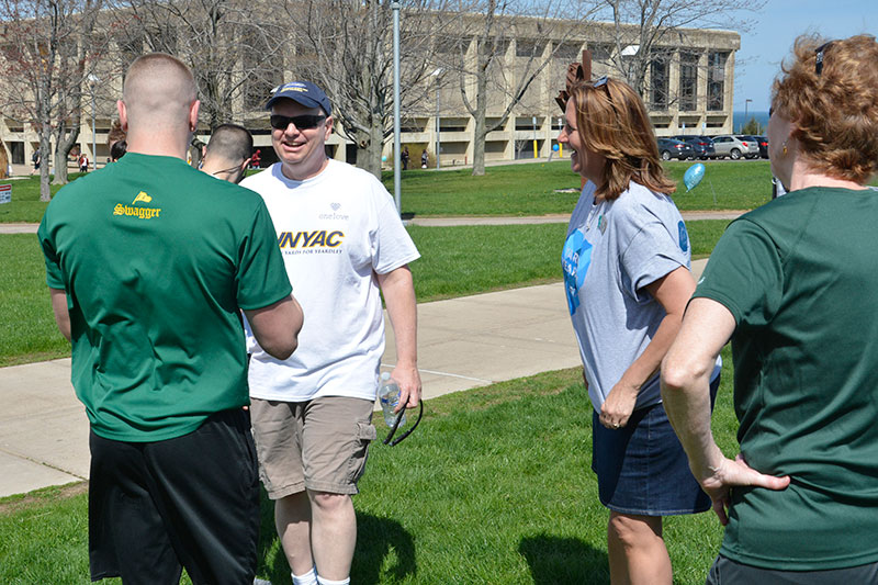 SUNYAC commissioner at Yards for Yeardley