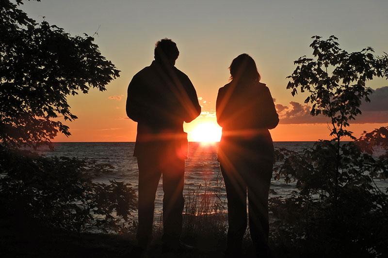 Sunset over Lake Ontario