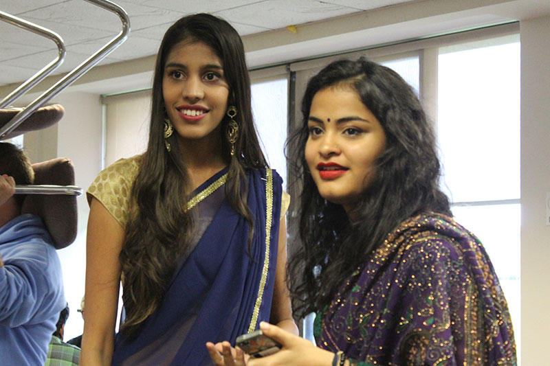 Students show off some costumes, traditions of Diwali festival