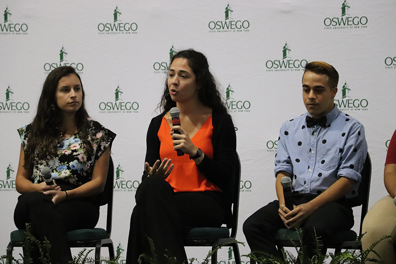 Student panelists for Opening Day Breakfast