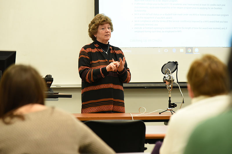 Margaret Lloyd speaks about Excelsior Scholarships