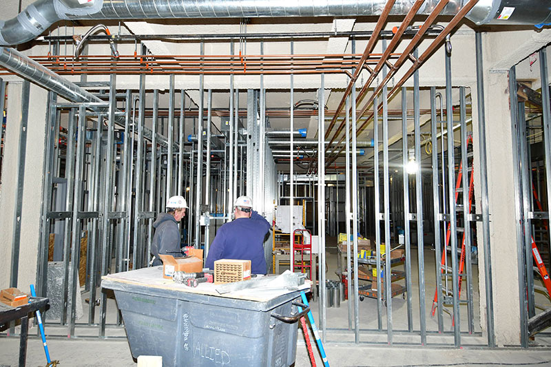 Renovations continue for Wilber Hall