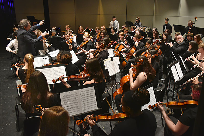 College Community Orchestra performs