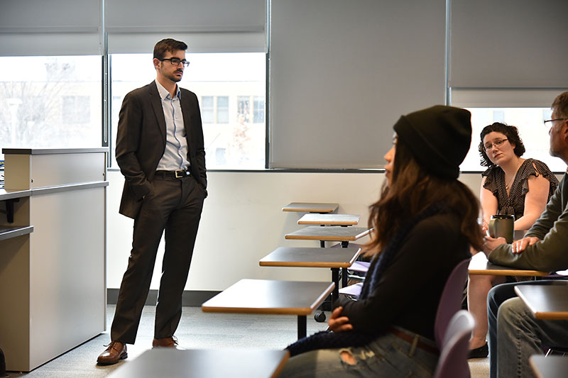 Daniel Weller of Cornell University presents on food safety