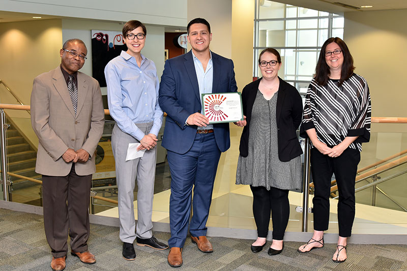 Joseph Diluca recognized for earning prestigious Newman Center Civic Fellowship