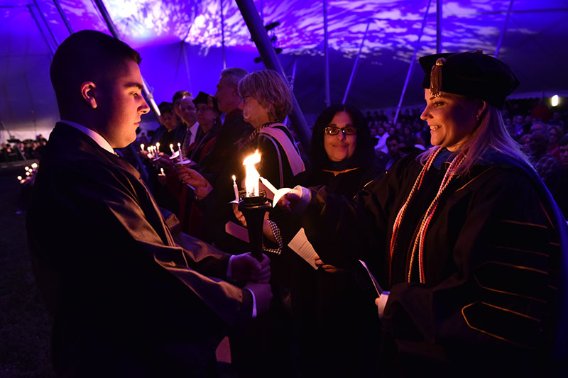 Participants pass the torch of knowledge