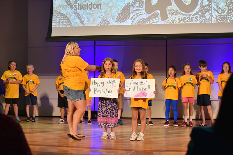 Students celebrate at Sheldon Institute