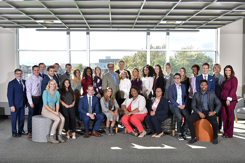 Group shot of media summit participants