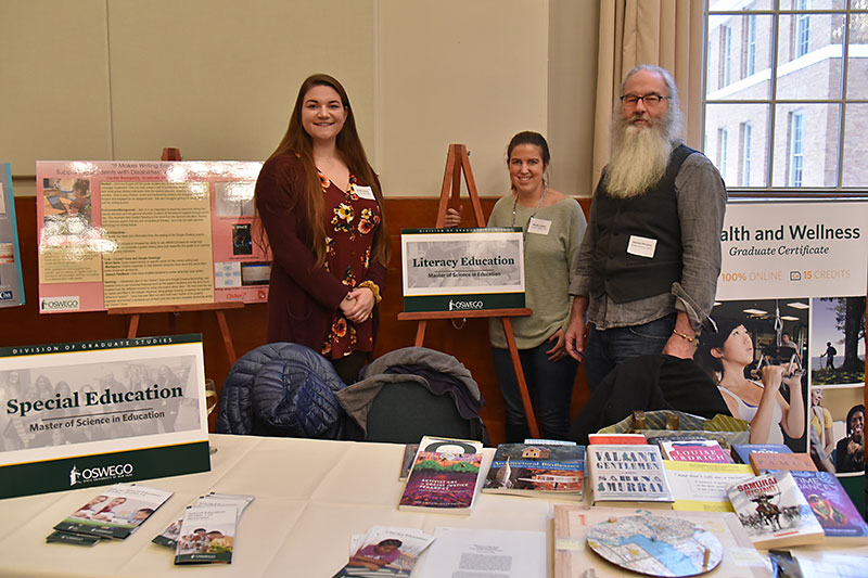 Students, faculty representing literacy education program