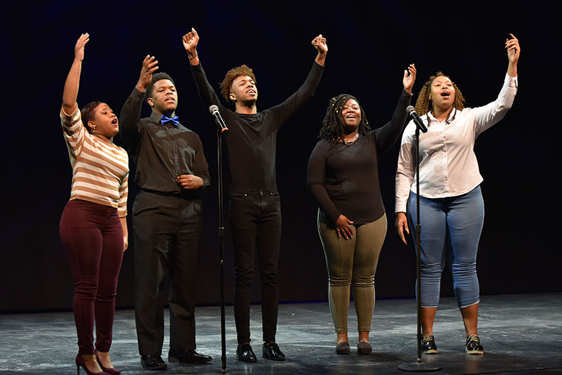 SUNY Oswego Gospel Choir performs