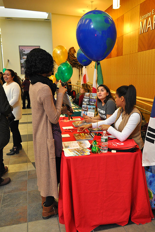 Study Abroad Fair featured representatives discussing international opportunities