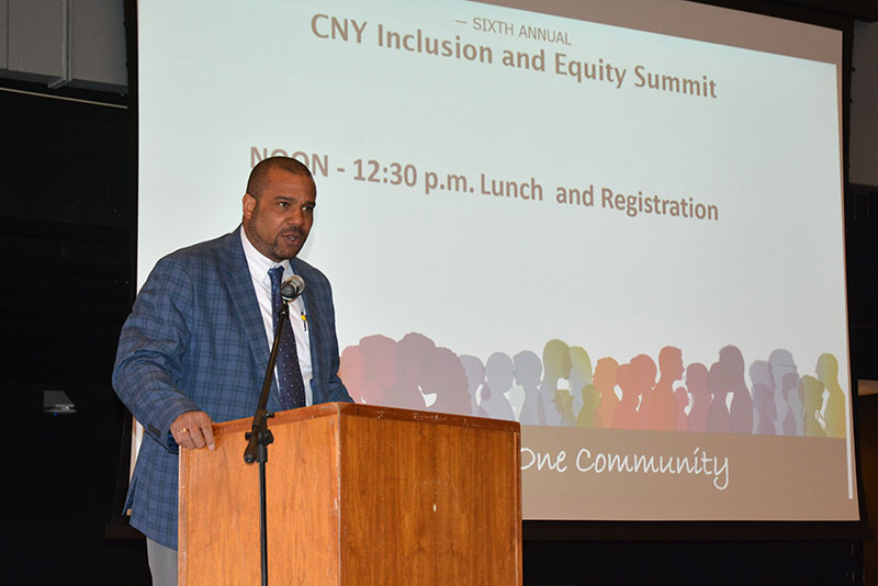 Rodman King speaks at inclusion and equity summit