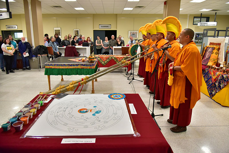 The opening ceremony of "The Mystical Arts of Tibet" gets underway