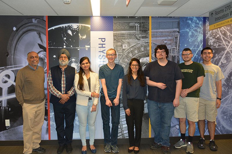 Students from SUNY Oswego and India have been sharing knowledge on as part of a big research project probing the age and size of the universe